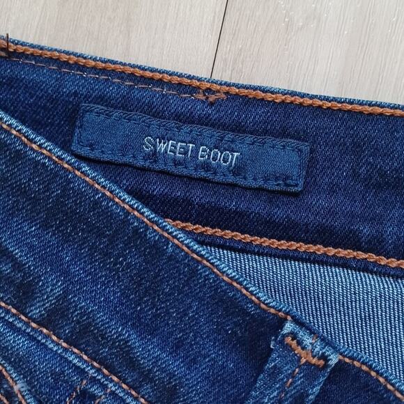 Lucky Brand Mid-Rise Sweet Boot Jeans Dark Wash 24W (Runs Big) - Picture 10 of 12